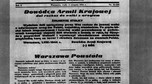 ARCHIWALNE POWSTANIE WARSZAWSKIE (Biuletyn Informacyjny)