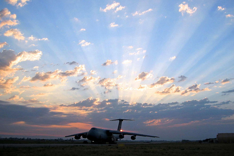 In times of trouble, when aid is needed on a huge scale, the C-5 is a welcome sight.