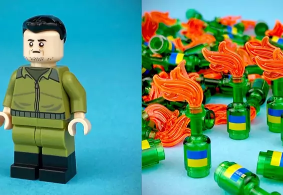 Sprzedawca przygotował figurki LEGO z Wołodymyrem Zełenskim. Zebrał 16 tys. dolarów