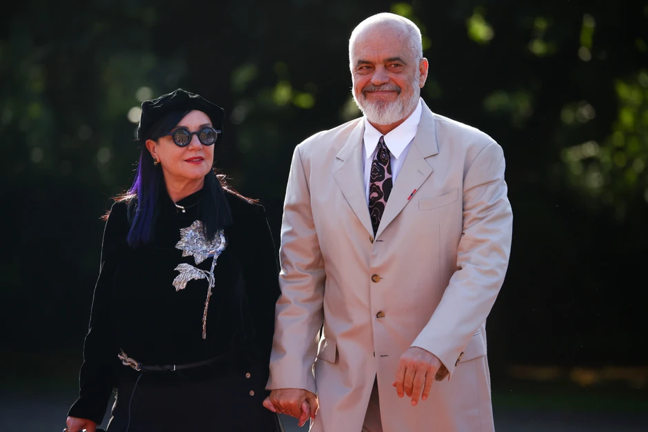 Edi Rama sa suprugom Lindom na samitu NATO