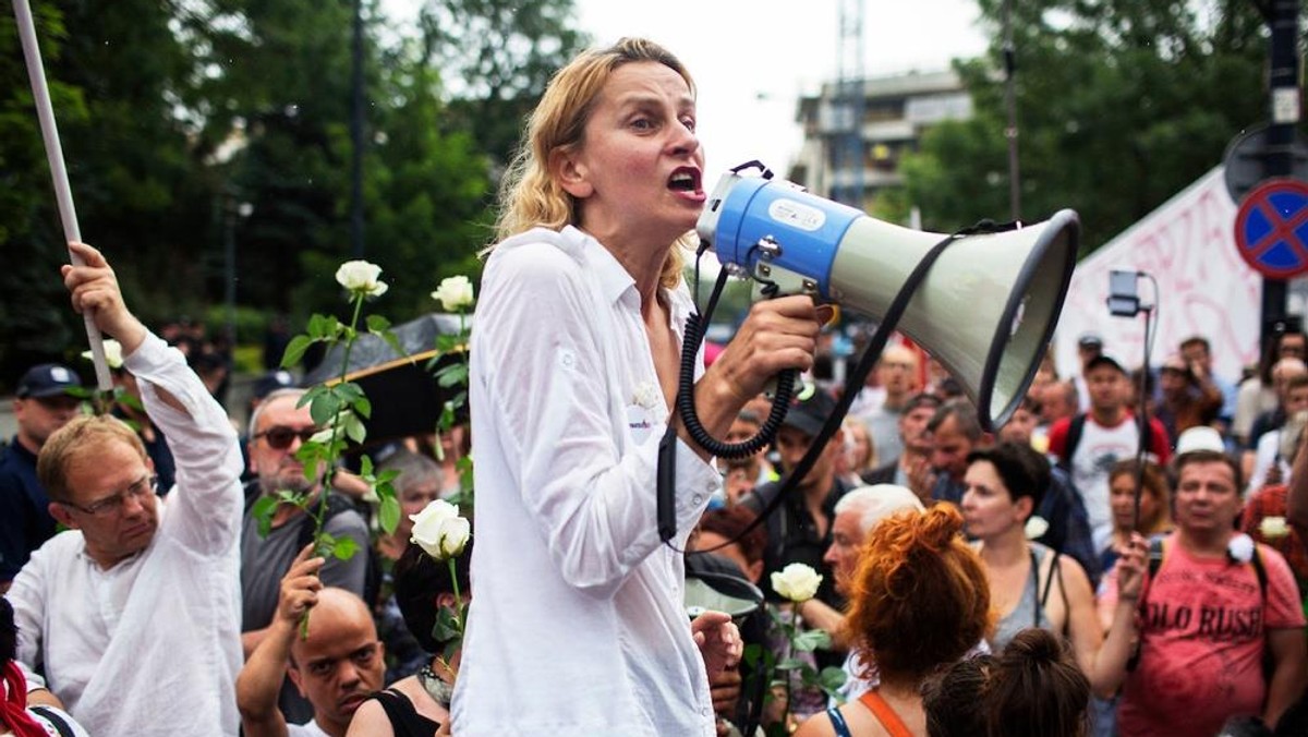 Demonstracje protesty Sąd Najwyższy sądy sądownictwo wymiar sprawiedliwości