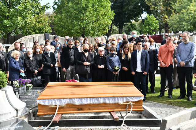 Isidora Žebeljan's funeral
