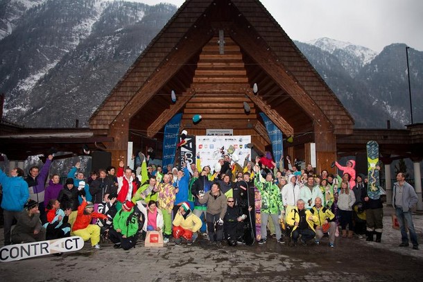 freeride 16 narciarze zdjęcie grupowe