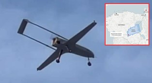 Eksplozja drona w Estonii! Spadł ponad 70 km od granicy z Rosją