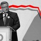 Bronisław Komorowski podczas przedwyborczego wystąpienia 