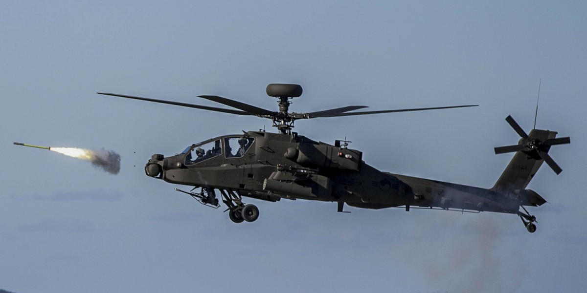 AH-64E Apache Guardian.