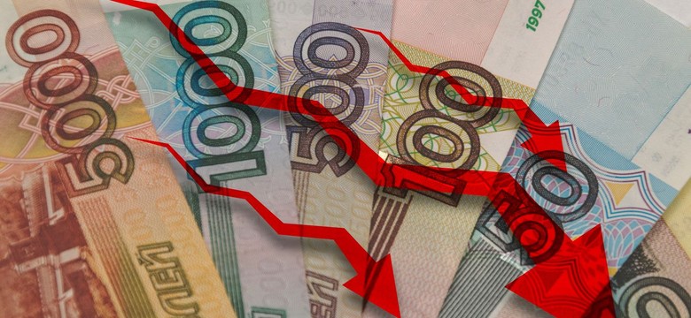Rosyjski rubel na dnie, rekordowy spadek. Moskiewska giełda nie działa