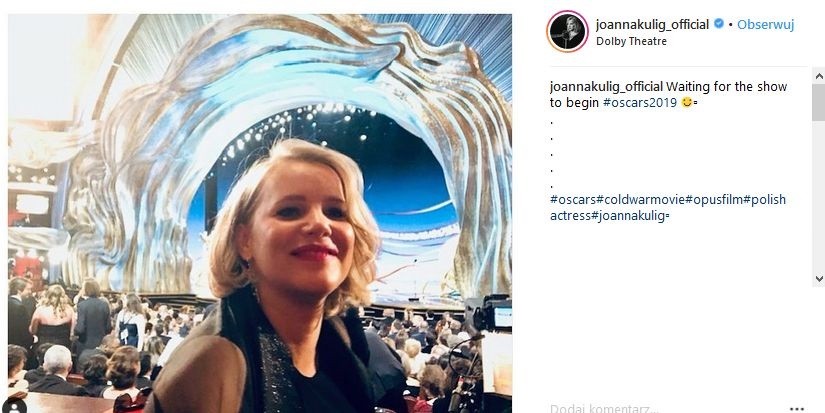 Oscary: Joanna Kulig