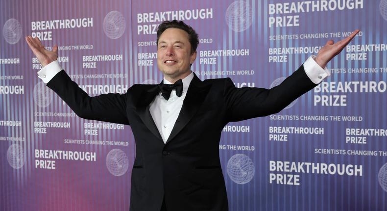 Elon Musk took a surprise trip to China over the weekend.Kevin Winter/Getty Images