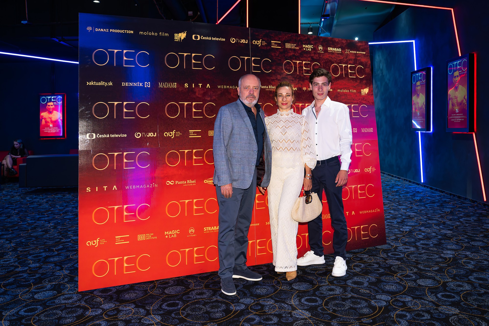 Matej Landl na bratislavskej premiére filmu Otec.