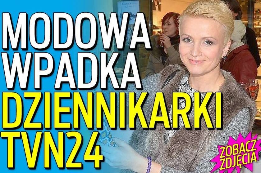 Modowa wpadka dziennikarki TVN24. ZDJĘCIA