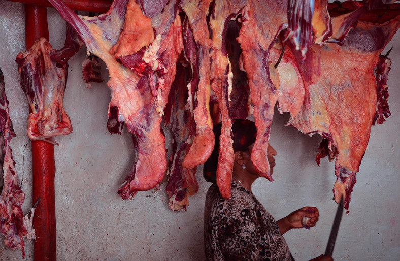 Mięsny w Etiopii. Tylko dla twardzieli, fot. Krzysztof Świercz
