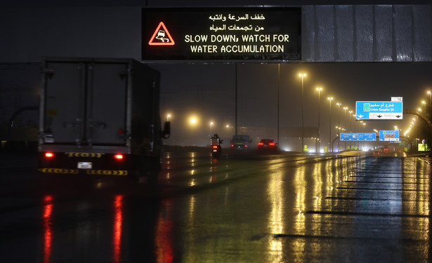 Katastrofalne opady deszczu w Dubaju