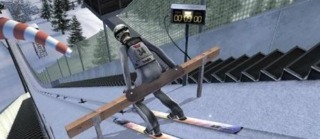 Screen z gry RTL SKI Jumping 2007.