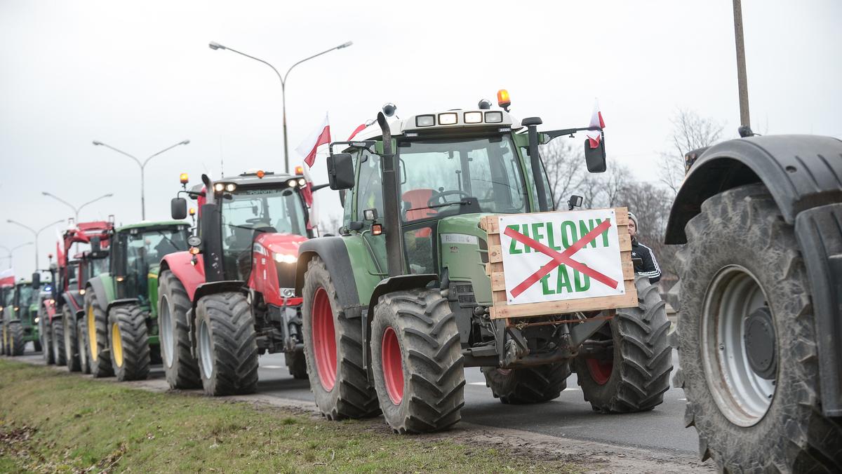 Protest rolników przeciw Zielonemu Ładowi
