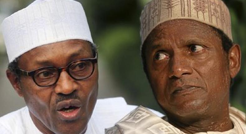 President Muhammadu Buhari and Late President, Umaru Musa Yar'Adua