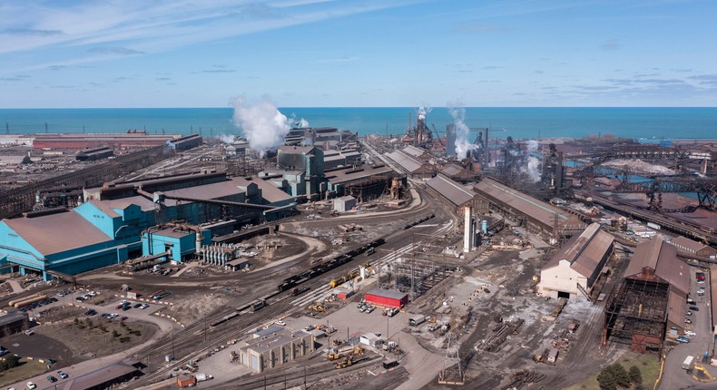 The industrial district in Gary, Indiana.Matt Gush/Getty Images.