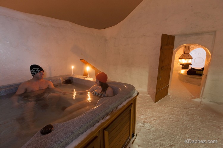 Hotel de Glace - niezwykły hotel z lodu