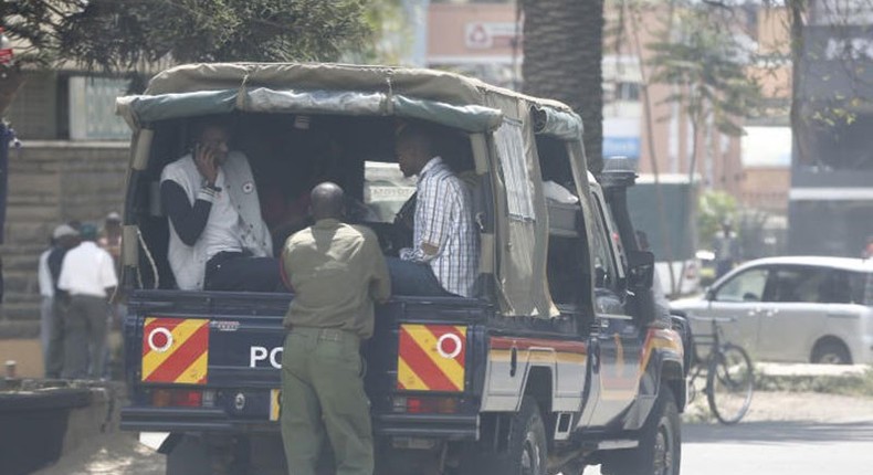 File image of a police patrol vehicle