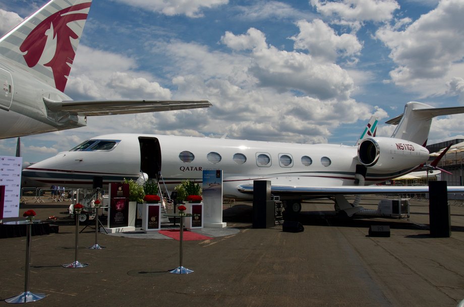 Gulfstream G500 linii lotniczych Qatar Executive