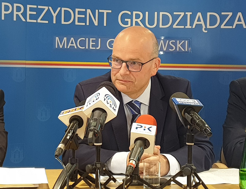 Prezydent Grudziądza Maciej Glamowski