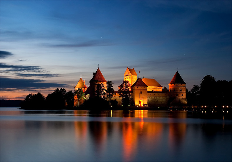 Litwa, zamek w Trokach