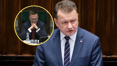 Mariusz Błaszczak rozbawił Szymona Hołownię. Powiedział, jaka przyszłość czeka marszałka