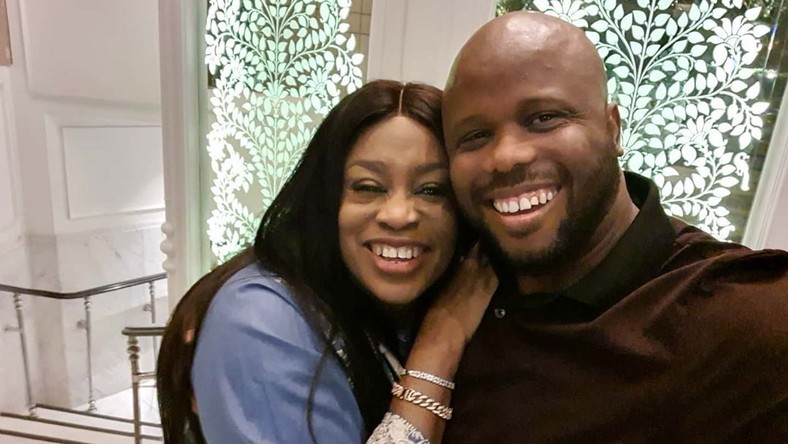 Gospel singer Osinachi Kalu popularly known as Sinach has dedicated her daughter with hubby, Joe Egbu. [Instagram/JoeEgbu]