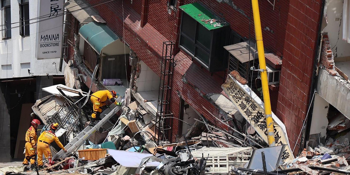 Tajwan: Co najmniej 700 rannych. Największe trzęsienie ziemi od 25 lat.