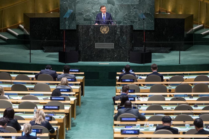Wyjątkowe wystąpienie prezydenta Dudy przed ONZ