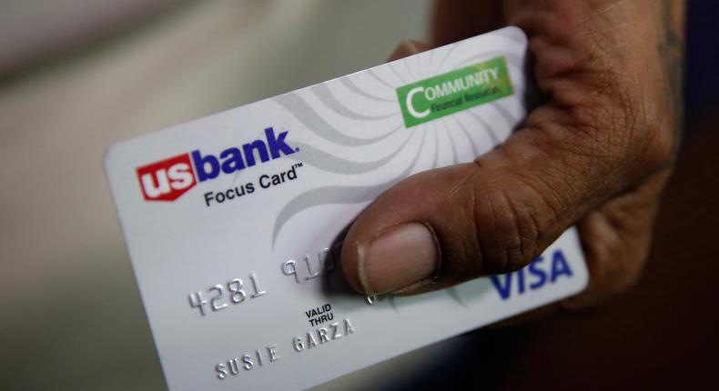 Recipients of basic-income in Stockton, California, received monthly stipends on a debit card.
