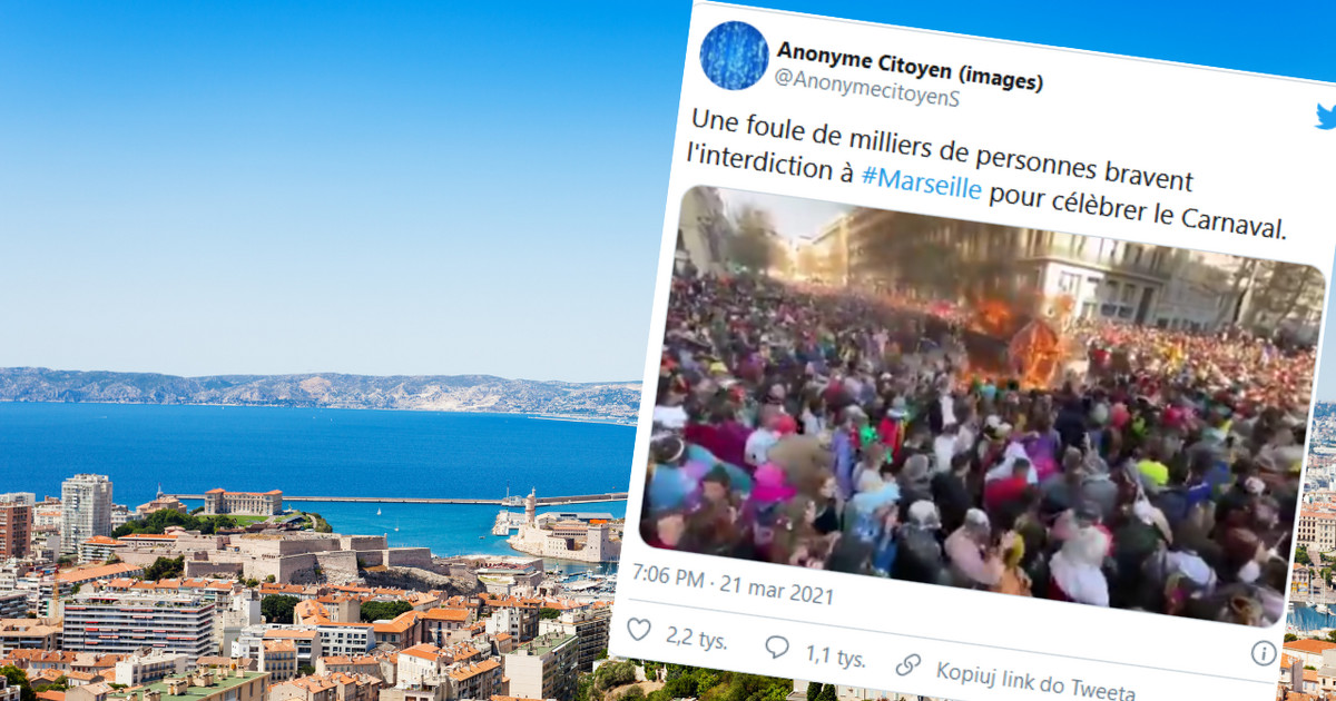 Coronavirus en France.  Bal de carnaval illégal à Marseille.  La police est intervenue