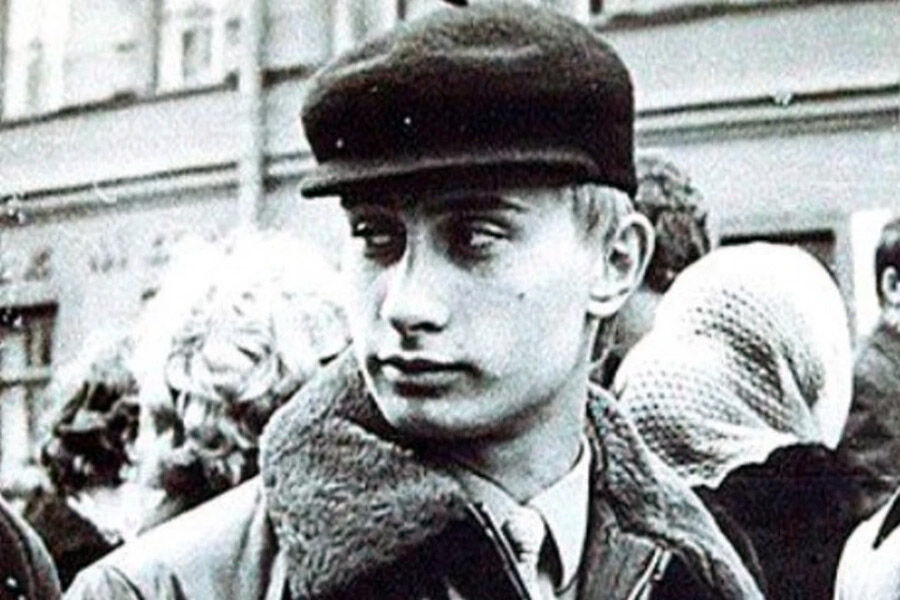 Władimir Putin w młodości