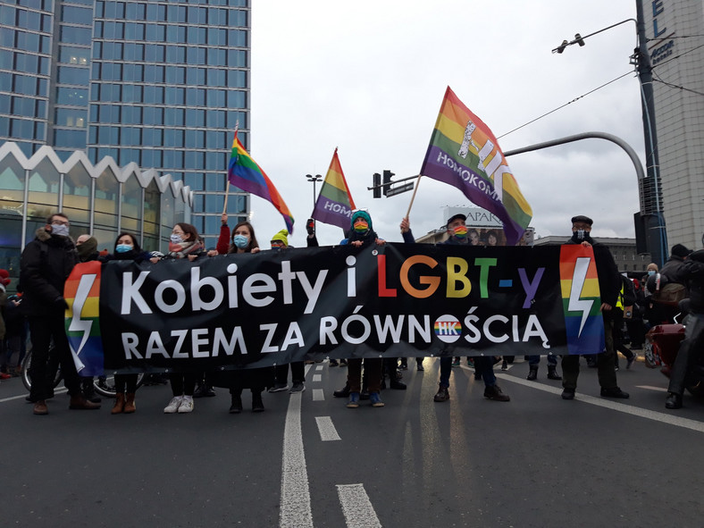Strajk Kobiet Warszawa 28 listopada Fot. Maciej Suchorabski