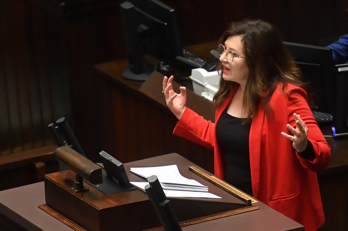 Posłanka Lewicy Beata Maciejewska
