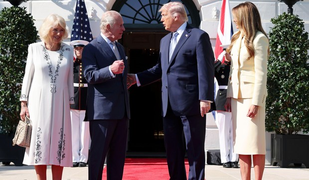 Melanija i Donald Tramp dočekali Čarlsa i Kamilu