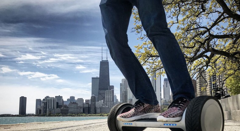 The Mark Cuban funded Radical Moov hoverboard is intended for serious transportation