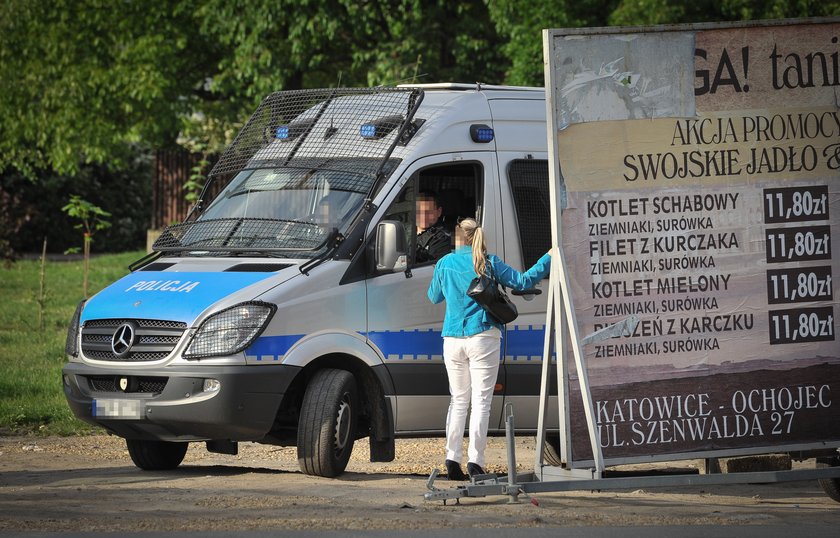 Policjanci przyjechali po pizzę