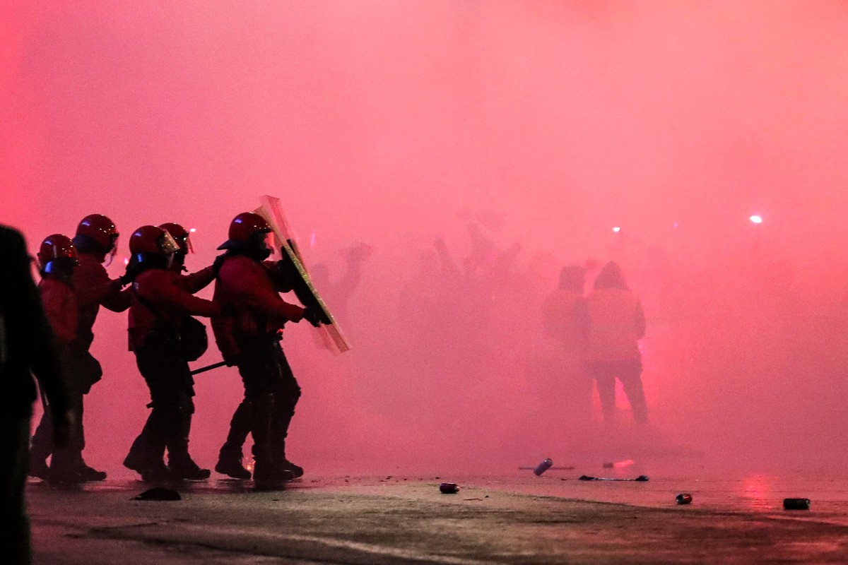 Zamieszki na ulicach Bilbao przed meczem miejscowego Athletic z Atletico Madryt