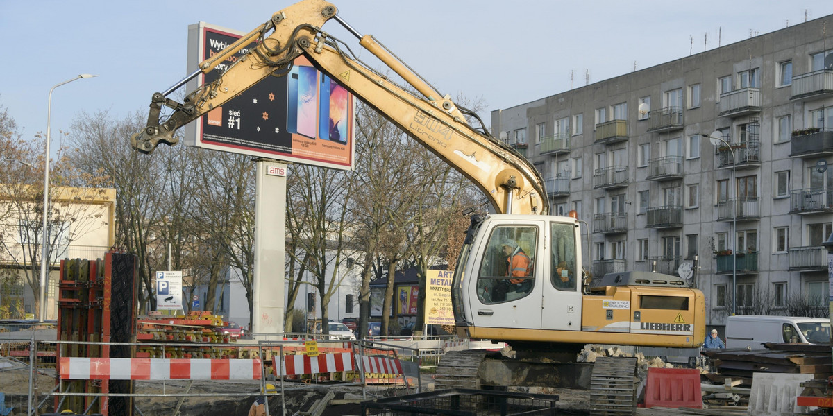 Trwa budowa trasy na Nowy Dwór