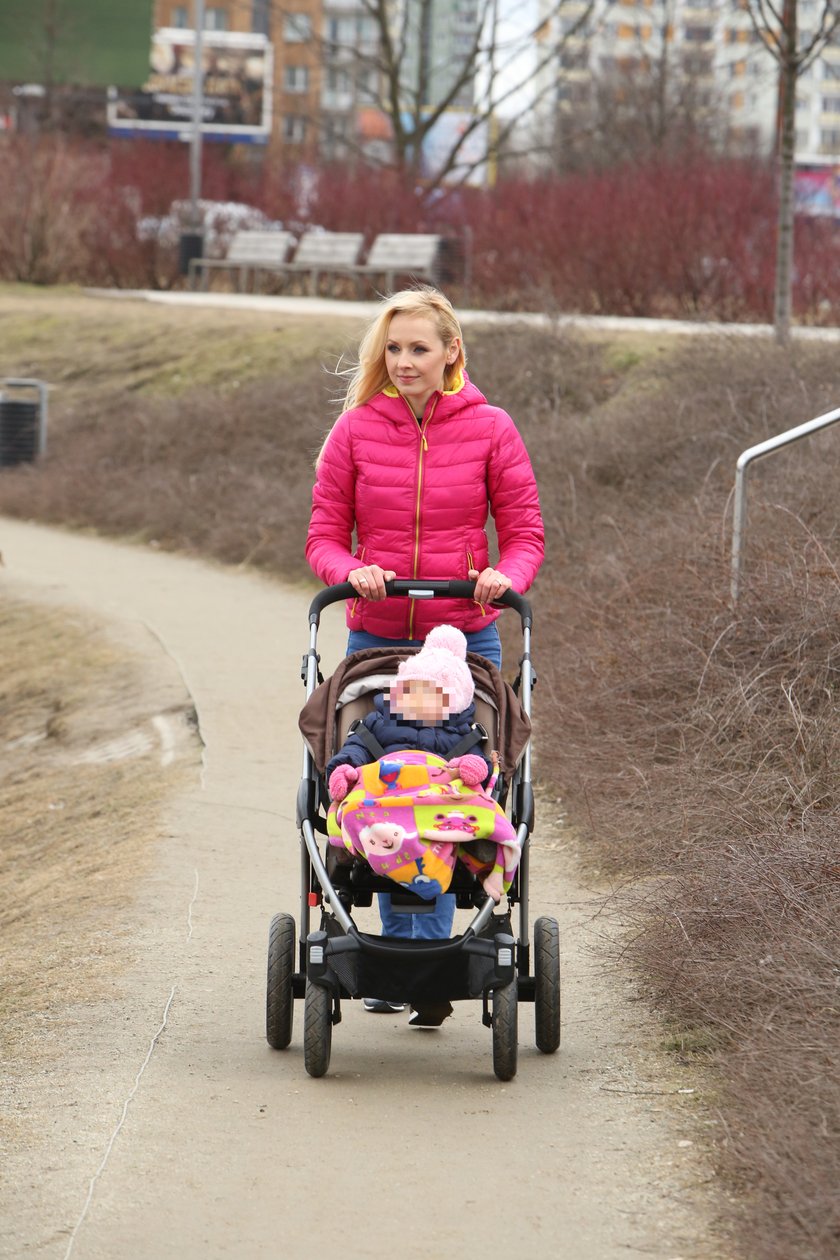 Milena Rostkowska-Galant z córką Polą