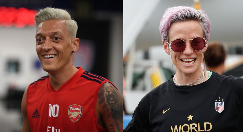 Mesut Ozil Megan Rapinoe 2x1