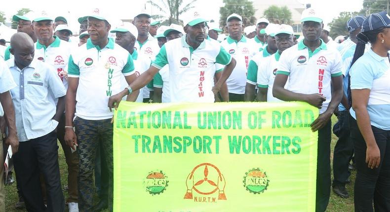 A leader of the National Union of Road Transport Workers (NURTW) emerges as NLC  chairman in Kwara state. (Asaba Metro )