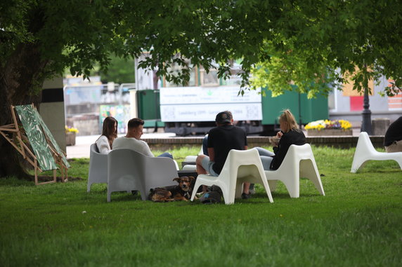 Otwarte ogródki gastronomiczne w centrum Gorzowa