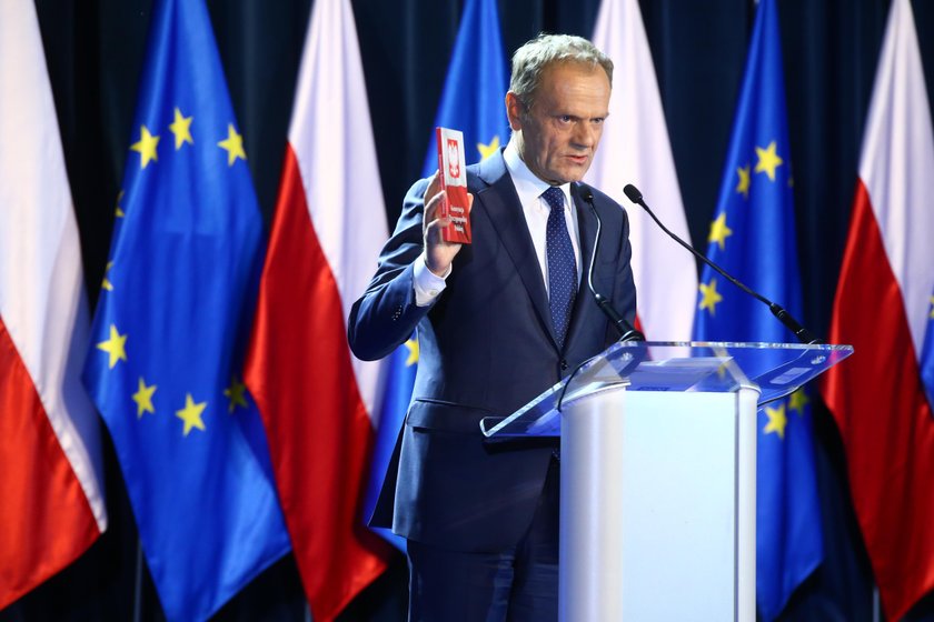 Tusk na Uniwersytecie Warszawskim.