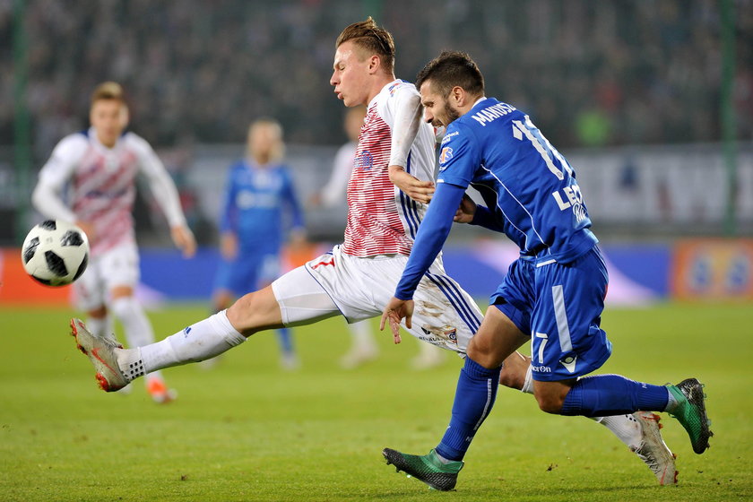 Pilka Nozna. Ekstraklasa. Gornik Zabrze - Lech Poznan. 05.10.2018