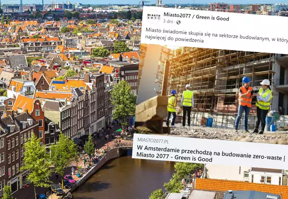 Amsterdam idzie na wojnę z betonozą. Rewolucyjny pomysł "z drugiej ręki"