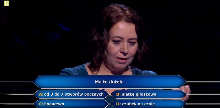 "Milionerzy"  - Justyna poddała się na pytaniu za pół miliona! Chodziło o dutki