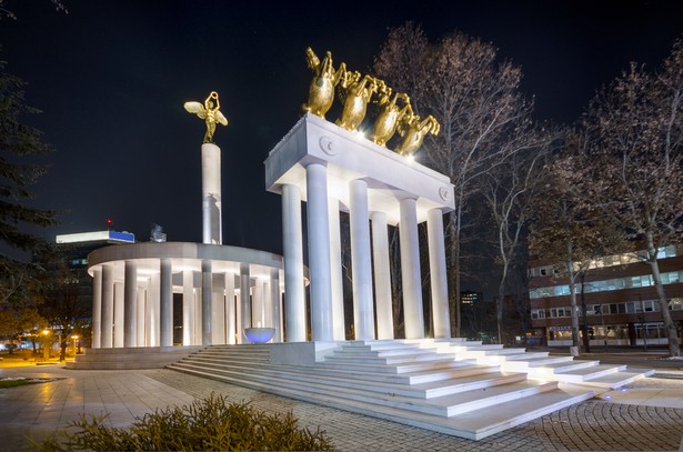 Skopje - Monument of Heroes