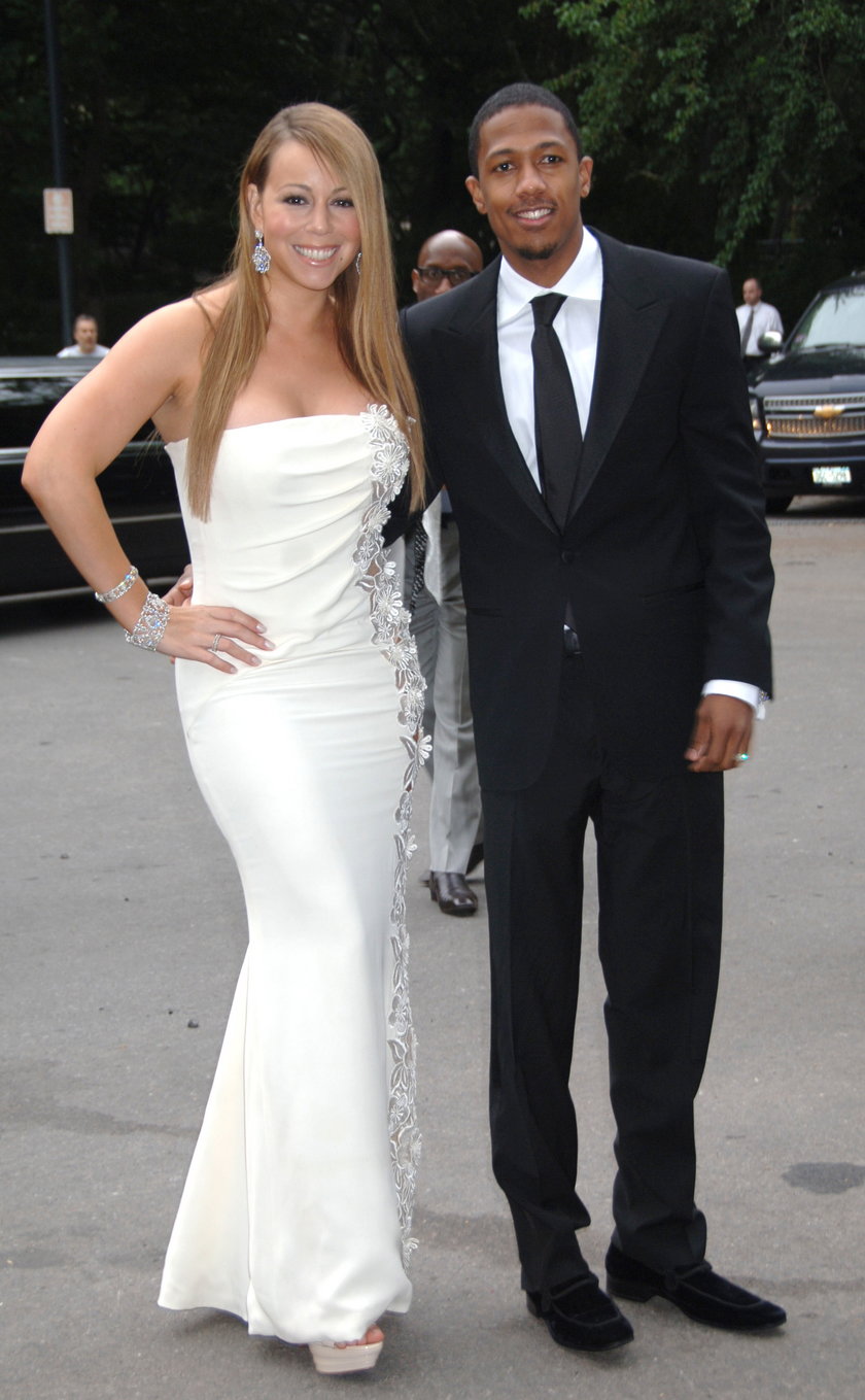 Mariah Carey i Nick Cannon w 2009 roku
